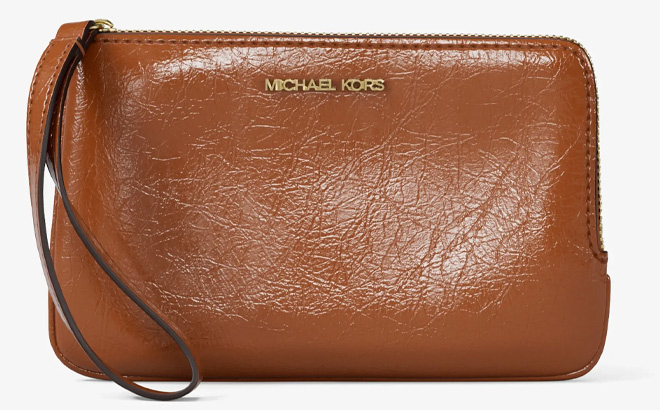 Michael Kors Jet Set Travel Small Crackled Wristlet Michael Kors Jet Set Travel Small Crackled Wristlet