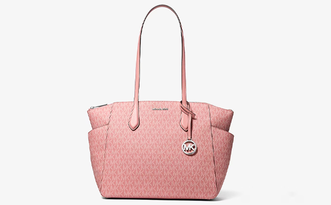 Michael Kors Marilyn Medium Signature Logo Tote Bag Michael Kors Marilyn Medium Signature Logo Tote Bag