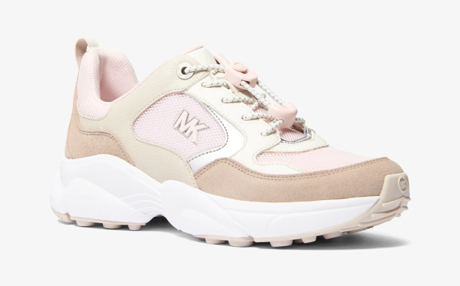 Michael Kors Outlet Jett Mixed Media Trainer Michael Kors Outlet Jett Mixed Media Trainer