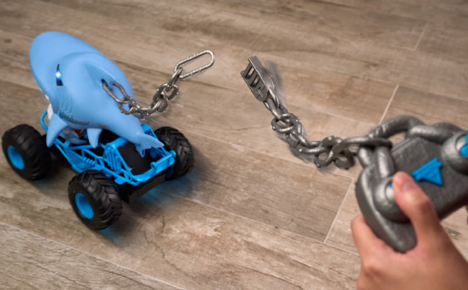 Monster Jam Chomping Megalodon RC Shark Truck