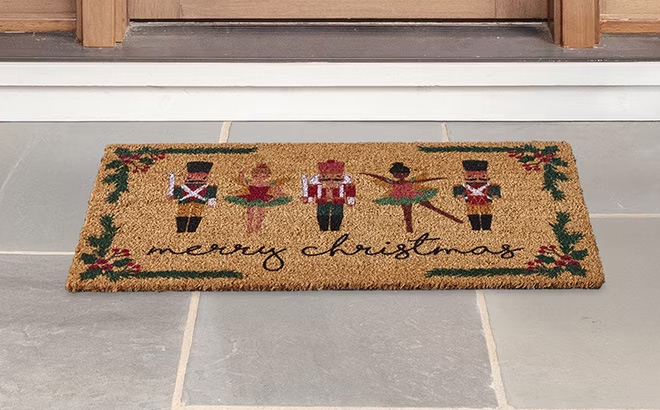 My Texas House Multicolor Nutcracker Ballet Outdoor Coir Doormat My Texas House Multicolor Nutcracker Ballet Outdoor Coir Doormat