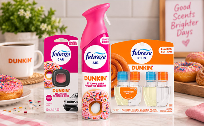 NEW Febreze x Dunkin Collection NEW Febreze x Dunkin Collection