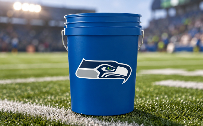 NFL Blue General 5 Gallon Bucket NFL Blue General 5 Gallon Bucket