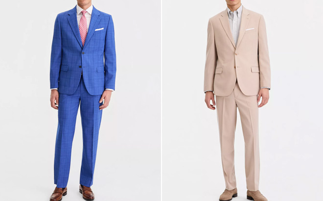 Nautica Mens Modern Fit 2 Piece Suit Nautica Mens Modern Fit 2 Piece Suit