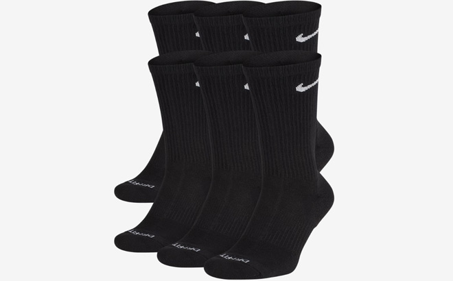 Nike 6 Pack Everyday Plus Cushioned Socks