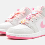 Nike Air Jordan 1 Mid SE Girls Grade School Shoes