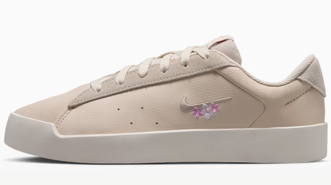 Nike Court Heritage SE Stitched Floral Womens Shoes Nike Court Heritage SE Stitched Floral Womens Shoes