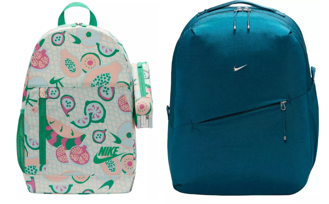 Nike Youth Elemental and Aura Backpacks Nike Youth Elemental and Aura Backpacks