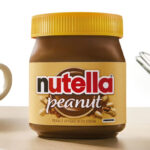 Nutella Peanut Spread with Cocoa on the Table