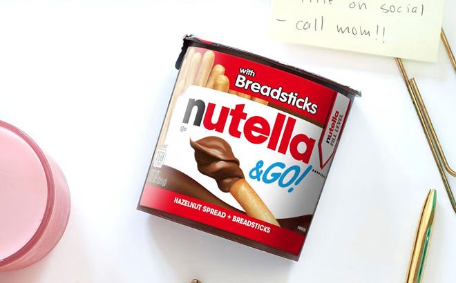 Nutella and GO Hazelnut Spread with Cocoa Breadsticks Nutella and GO Hazelnut Spread with Cocoa Breadsticks