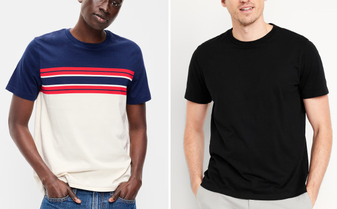 Old Navy Crew Neck Striped T Shirt Old Navy Crew Neck Striped T Shirt