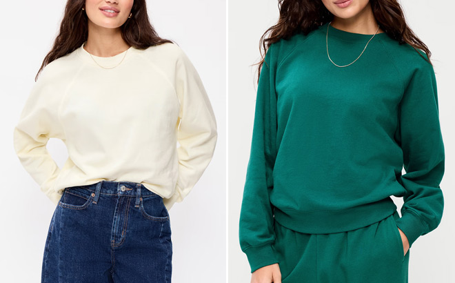 Old Navy Oversized Raglan Sweatshirts Old Navy Oversized Raglan Sweatshirts