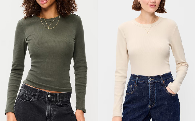 Old Navy Snug Long Sleeve T Shirt