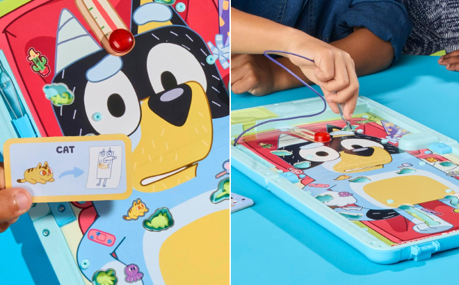 Operation Bluey Edition Board Game in Use
