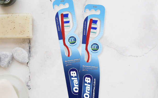 Oral B Tothbrushes on the Table Oral B Tothbrushes on the Table