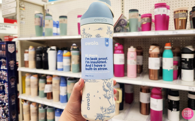 Owala Water Bottle in Hand Owala Water Bottle in Hand