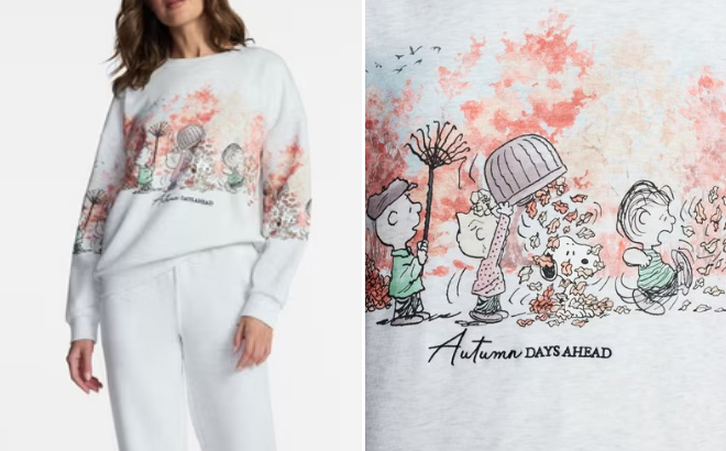 Peanuts Womens Sweatshirt