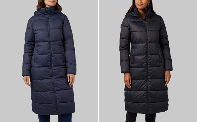 People Wearing 32 Degrees Shield Tech Maxi Coats