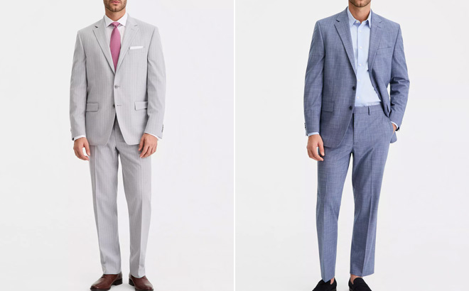 Perry Ellis Portfolio Mens Modern Fit 2 Piece Suit Perry Ellis Portfolio Mens Modern Fit 2 Piece Suit
