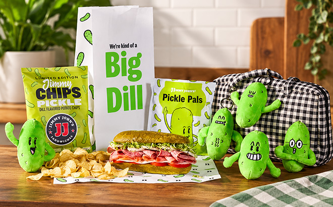 Pickle Pal with Triple Pickle Meal Purchase at Jimmy Johns Pickle Pal with Triple Pickle Meal Purchase at Jimmy Johns