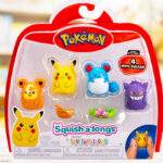 Pokemon Squish a Longs Mini Squish 4 Pack