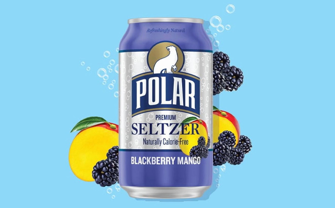 Polar Seltzer Water Blackberry Mango Polar Seltzer Water Blackberry Mango