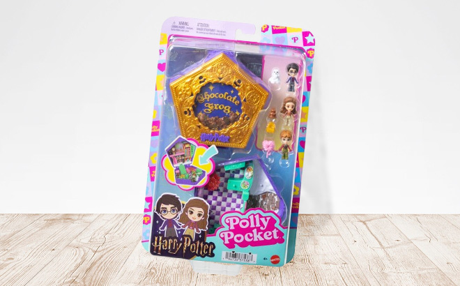 Polly Pocket x Harry Potter Micro Dolls Playset on the Table
