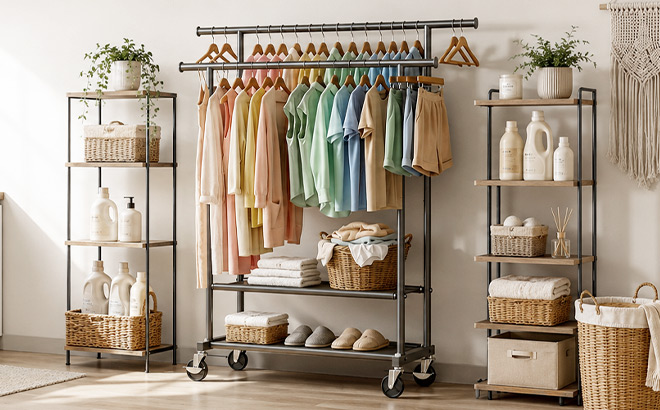 Portable Clothes Rack Portable Clothes Rack