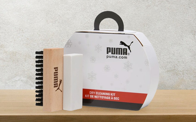 Puma Shoe Care Kit on the Table Puma Shoe Care Kit on the Table