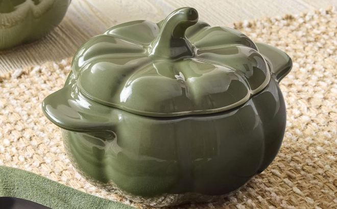 Pumpkin Stoneware Cocotte