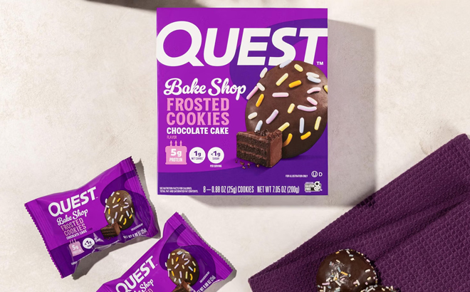 Quest 8 Count Nutrition Frosted Protein Cookies Quest 8 Count Nutrition Frosted Protein Cookies