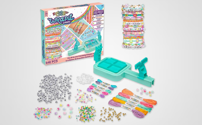 Rainbow Loom Wrap it Loom Bracelet Maker Kit Rainbow Loom Wrap it Loom Bracelet Maker Kit
