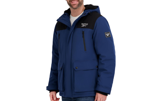 Reebok Mens Insulated Softshell Winter Jacket Reebok Mens Insulated Softshell Winter Jacket