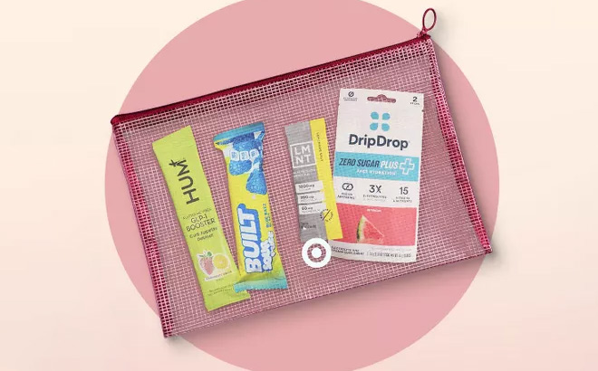 Reusable Pouch with Wellness Samples