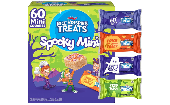 Rice Krispies Treats Mini Crispy Marshmallow Squares 60 Bars Rice Krispies Treats Mini Crispy Marshmallow Squares 60 Bars