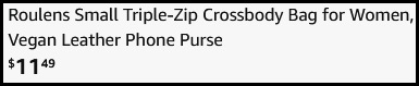 Roulens Small Triple Zip Crossbody Bag Checkout Roulens Small Triple Zip Crossbody Bag Checkout