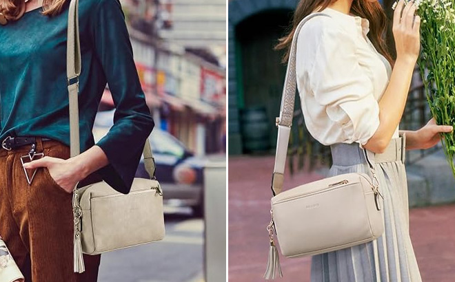 Roulens Small Triple Zip Crossbody Bags Roulens Small Triple Zip Crossbody Bags