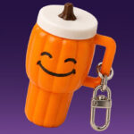 Scooters Coffee Spicy Smiley Keychain