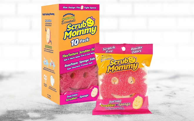 Scrub Mommy Essentials Scrubber Sponge 10 Count Scrub Mommy Essentials Scrubber Sponge 10 Count