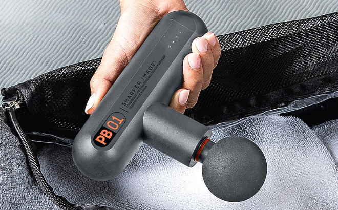 Sharper Image Powerboost Travel Percussion Massager
