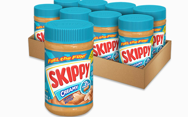 Skippy Creamy Peanut Butter 8 Pack Skippy Creamy Peanut Butter 8 Pack