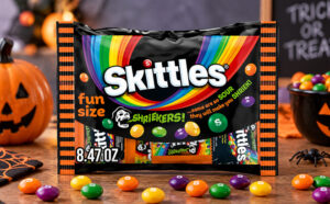 Skittles Shriekers Fun Size Bag Halloween Candy