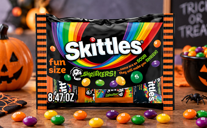 Skittles Shriekers Fun Size Bag Halloween Candy Skittles Shriekers Fun Size Bag Halloween Candy