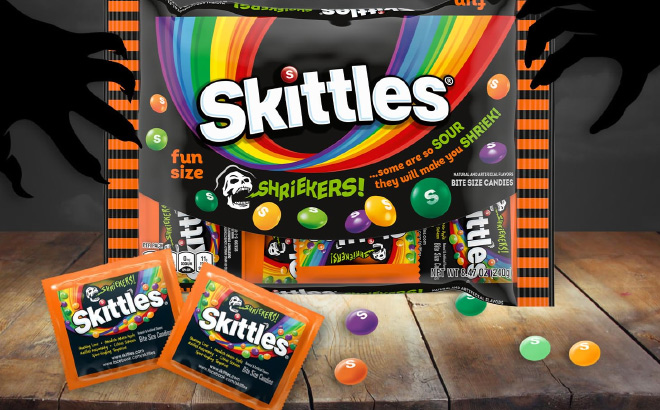 Skittles Shriekers Fun Size Bag Skittles Shriekers Fun Size Bag