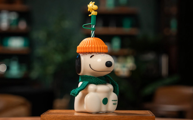 Starbucks The Snoopy Glass Cold Cup