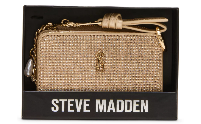 Steve Madden Sorella Snap Card Case Mini Bifold Wallet