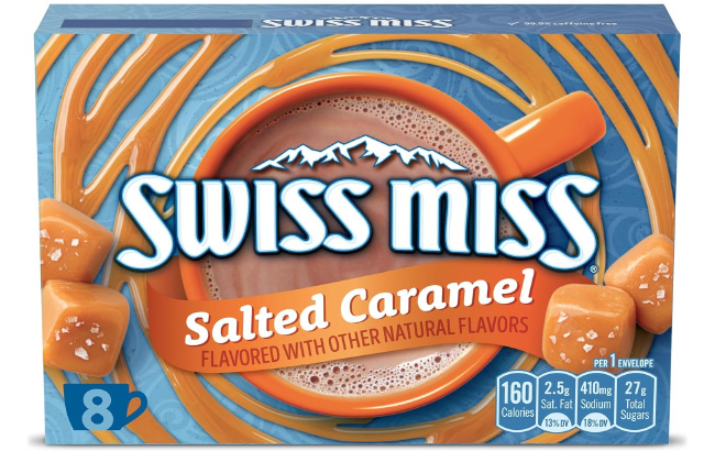 Swiss Miss Salted Caramel Flavored Hot Cocoa Mix 5 Pack