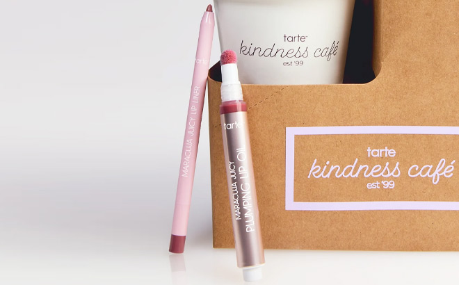 Tarte Maracuja Juicy Lip Icons Plumping Lip Oil and Liner Set