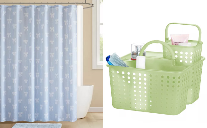 The Big One Patterned Shower Curtain Sets The Big One Patterned Shower Curtain Sets