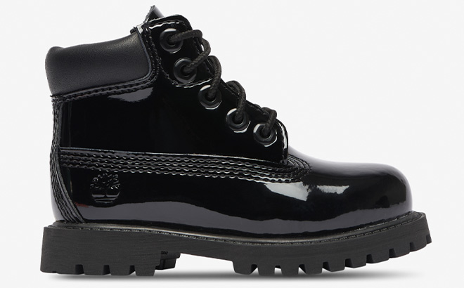 Timberland Premium Waterproof Patent Leather Toddler Boys Boot